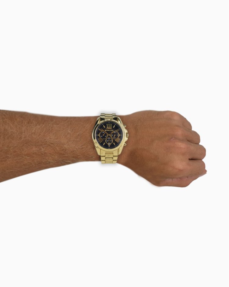 Relógio Michael Kors Original Bradshaw Mk5739 Dourado Feminino